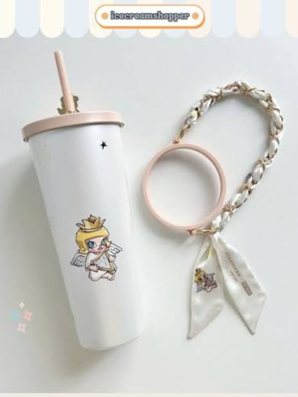 Starbucks x Molly New 2026 China Collection - Angel Stainless Steel Cup